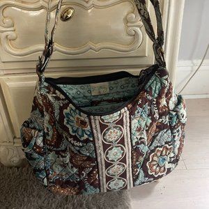 Vera Bradley satchel/shoulder bag.  Java blue.